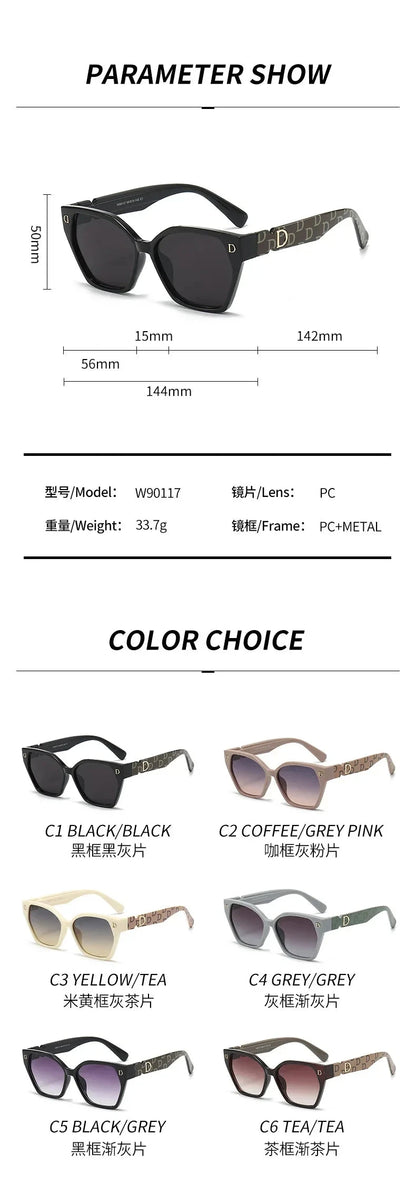 VAKA Fashion Brand Designer UV400 Sunglasses Women Men New Trendy Square Sun Glasses Female Vintage Gafas De Sol Eyeglasses