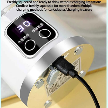 450ml Portable Electric Juicer USB Charging Mini Juicer Fruit Mixer Electric Handheld Juicer for Home Shakes and Smoothies Mixer