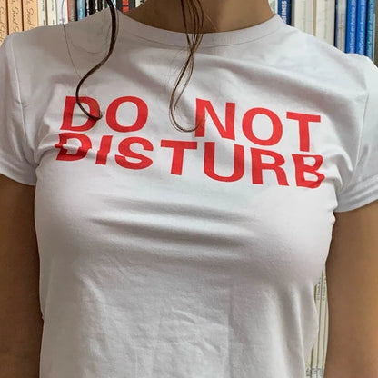 90s FUTURE MILF Stars Print T-shirts Fashion Casual O Neck Short Sleeve Crop Tops Y2K Summer Sexy E-girl Baby Tee Women Clothing - AMULET RING STORE