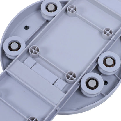 Dining Table Turntable Tray Large Capacity Versatile Sliding Rail Reusable Portable Turntable Organizer for Family Gatherings - AMULET RING STORE