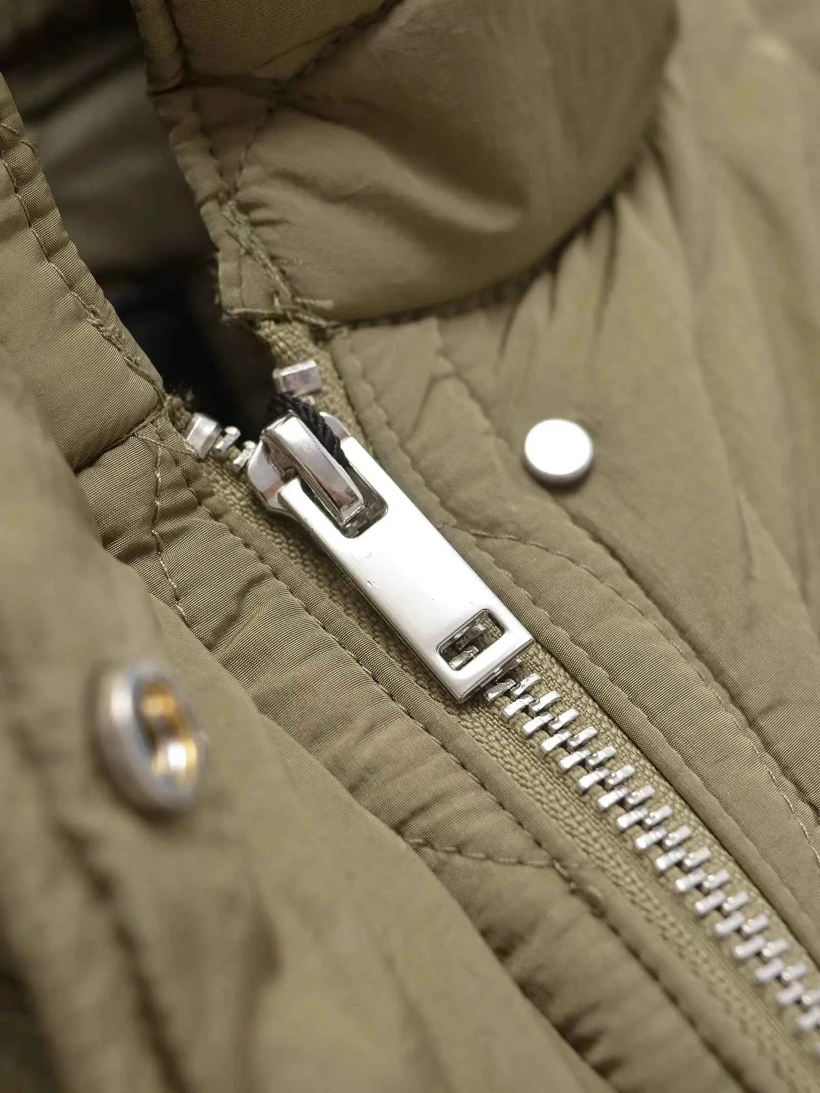 Padded Coat American Retro High Neck Parkas Warm Woman Winter Coats Winter Parkas For Women Elegant Luxury Women's Coat