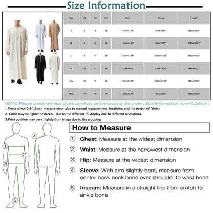 Muslim Fashion Men Jubba Thobes Arabic Pakistan Dubai Kaftan Abaya Robes Islamic Clothing Saudi Arabia Black Long Blouse Dress