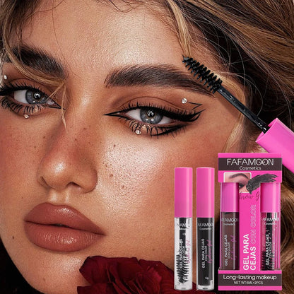 3 Colors Natural Liquid Dyeing Eyebrow Cream Waterproof Long Lasting Non-smudge Mascara Tint Makeup Cosmetic Brow Enhancer Cream - AMULET RING STORE