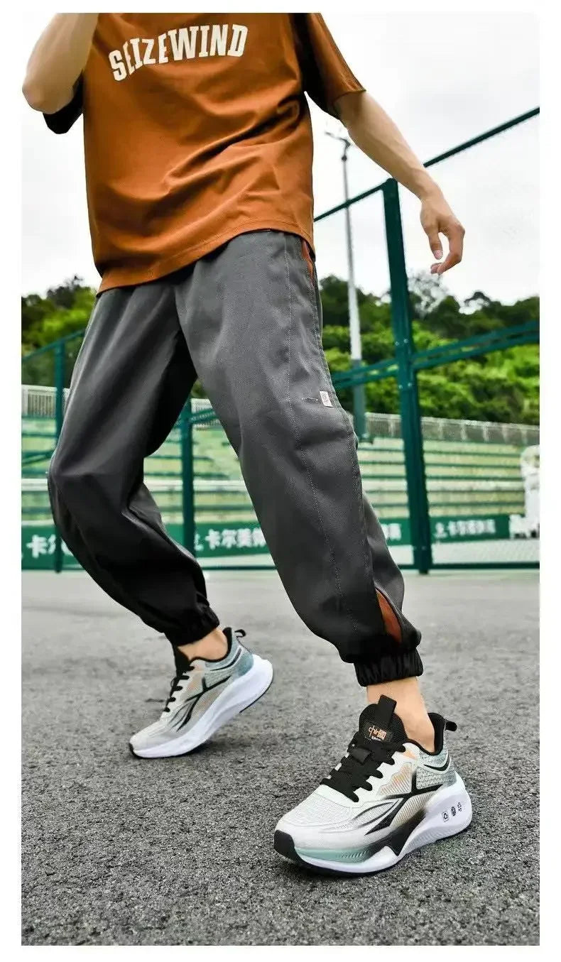 Running & Walking Men's Shoes - Lace-up, Lightweight, Comfortable & Breathable Tennis Sneakers - AMULET RING STORE