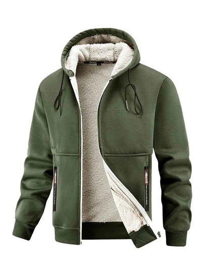 New Autumn and Winter Warm Jacket for Men, Thickened Lamb Wool, High-quality, Comfortable, Casual and Fashionable Jacket for Men