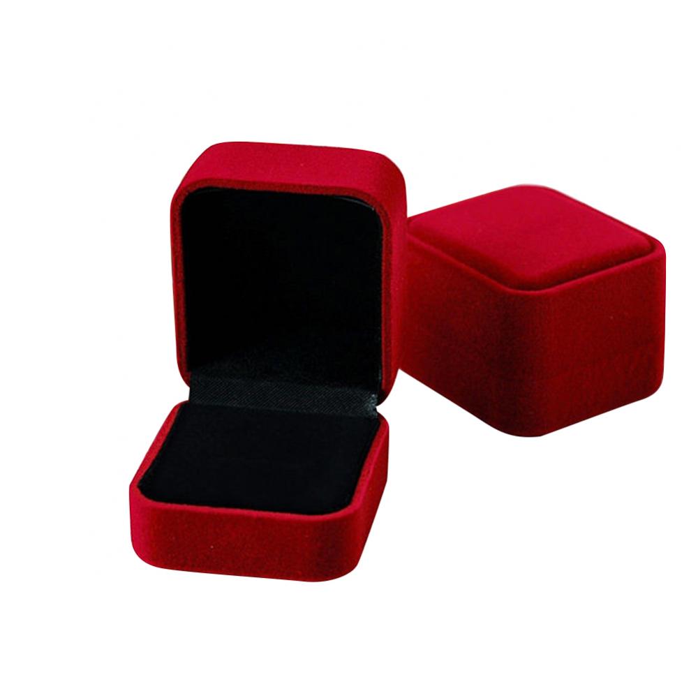 Rings Box Velvet Jewelry Box Display Holder Ring Earrings Necklace Bracelet Soft Organizer Case Wedding Jewelry Packaging Box - AMULET RING STORE
