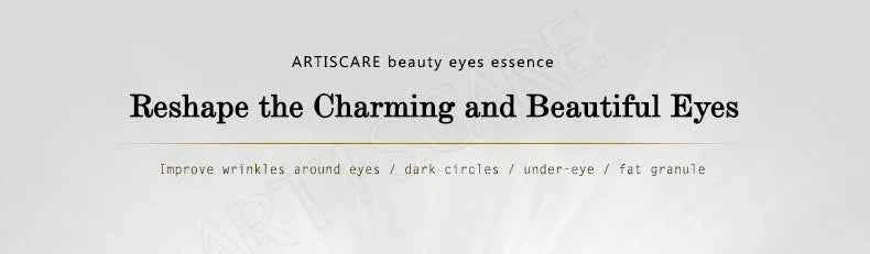 ARTISCARE Aging & Beauty Eyes Serum SET Anti Dark Circles Wrinkles Removal Coenzyme Q10 Six Peptides cream 3Pcs