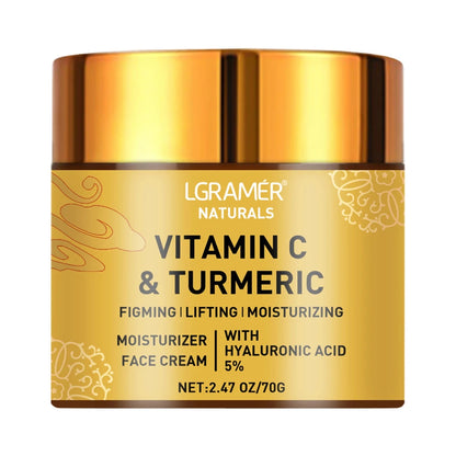 Turmeric Vitamin C Face cream Retinol Moisturizing Firming Hyaluronic Lightening Repairing Smooth Skincare Whitening Creams - AMULET RING STORE