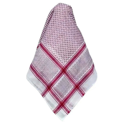 Trendy Shmagh Scarf Shawl for Men Women Multifunctional Headscarf Arab Desert Scarf Outdoor Dustproof Large Wrap Neckerchief