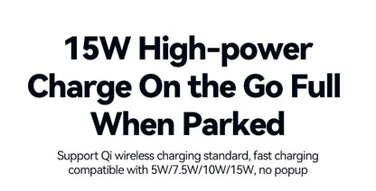 Rocoren Magnetic Car Phone Holder Fast Charging Wireless Charger With RGB light Magnet Car Stander For iPhone 15 14 13 Pro Max