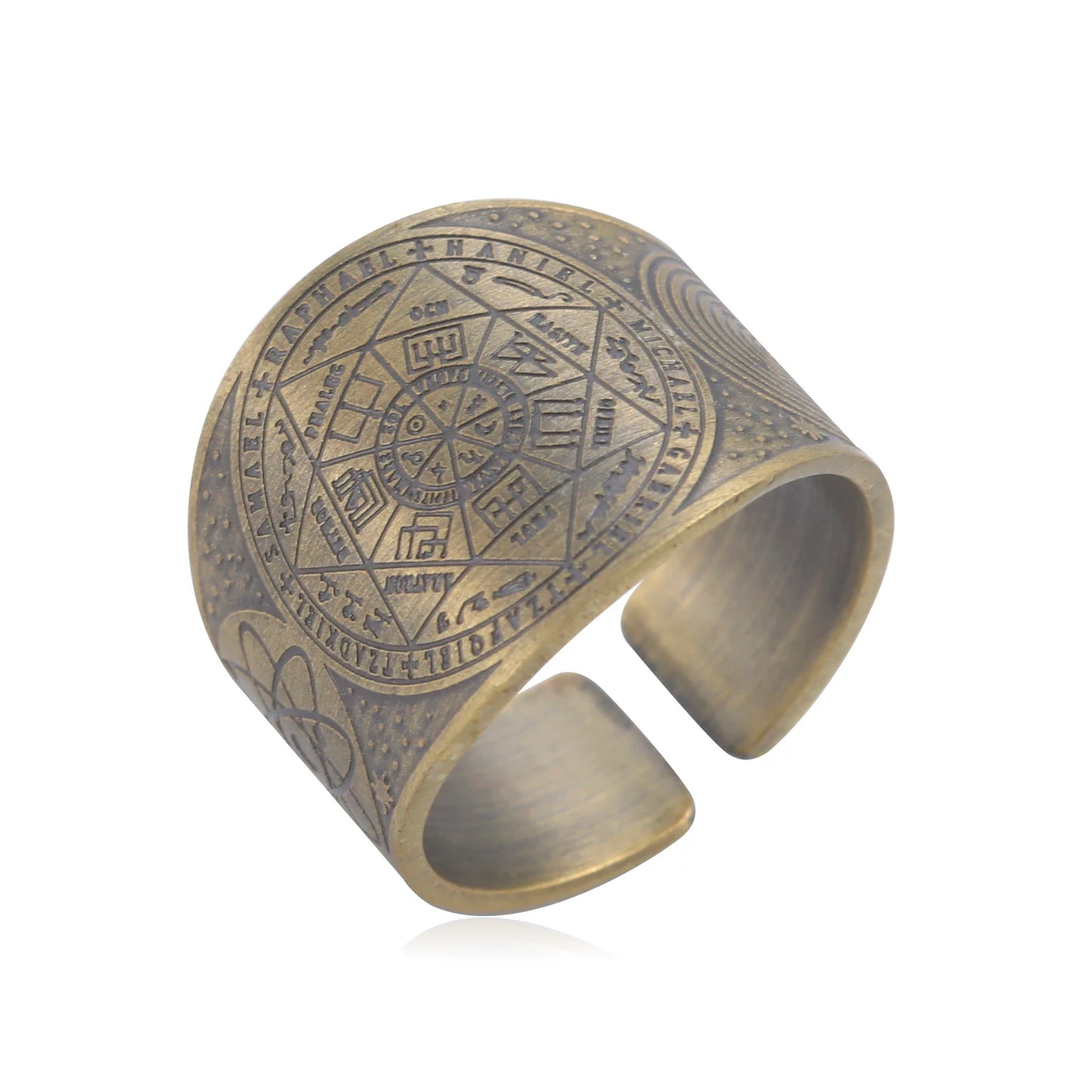 Vintage Seal of The 7 Archangels Protection Ring