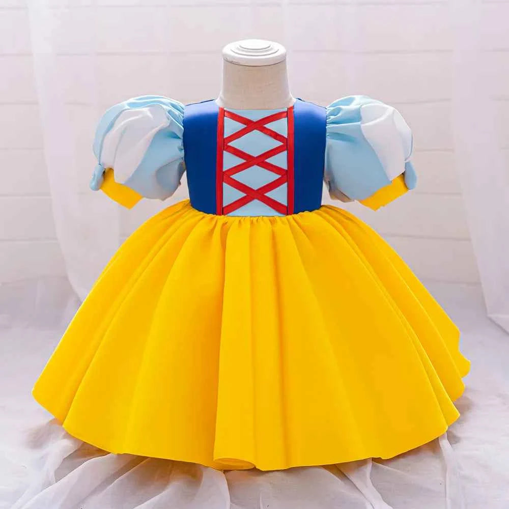 Princess Dress For Toddler Little Girl Luxurious Bow Gown Kids Birthday Party Clothes Halloween Carnival Children Princess Dress