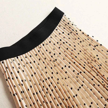 Pleated Skirts Women Spring Autumn Skirt High Waist Print Midi Skirts Womens Velvet Skirt Maxi Long Skirts Femme Faldas Mujer