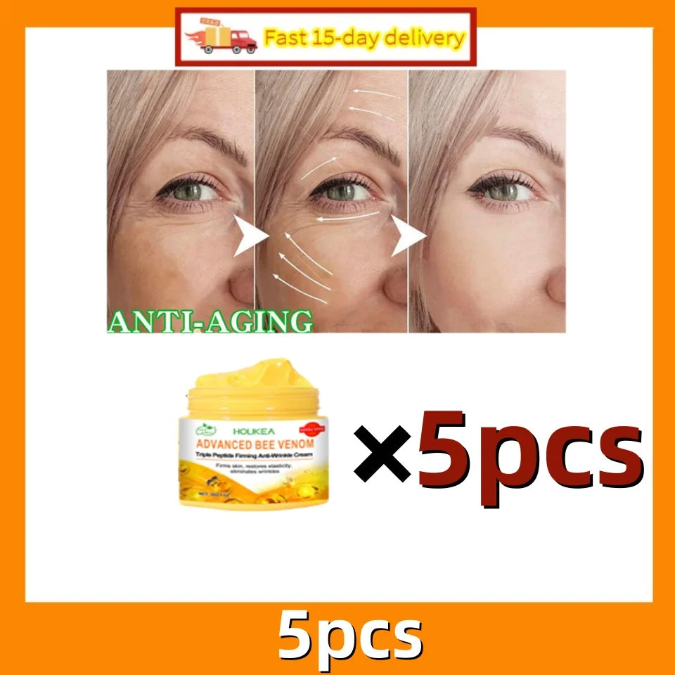 Bee Venom Instant Wrinkle Repair Cream Facial Anti-Aging Rejuvenate Fade Lines Firming Lifting Tightening Moisturizing Skincare