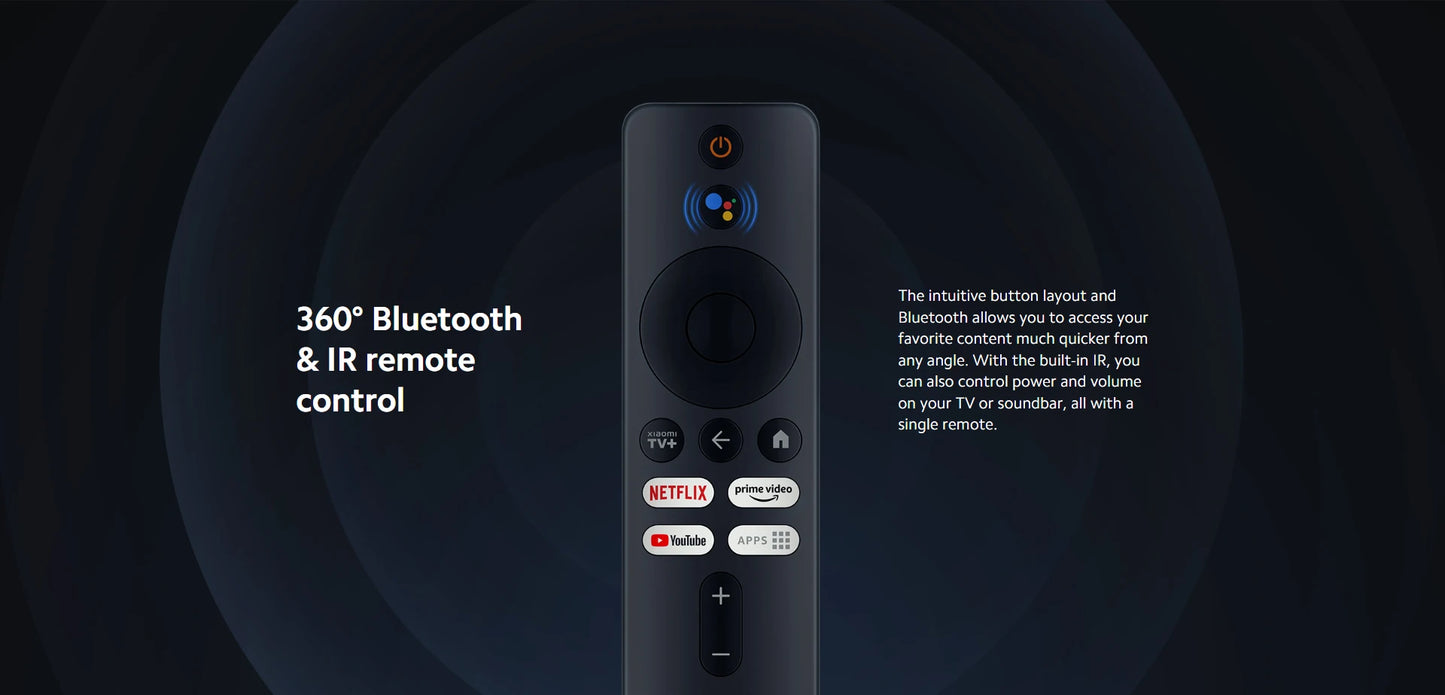 Xiaomi TV Box S 2nd Gen 4K Ultra HD Streaming Media Player Google TV Box WiFi Bluetooth 5.2 Dolby Vision HDR10+ TV Play Box - AMULET RING STORE