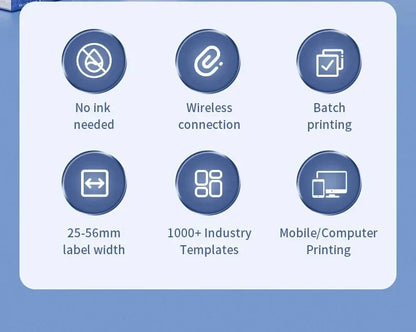 Niimbot B1 Mini Portable Thermal Printer Self-Adhesive Sticker Label Maker Pocket Printer Labeling Machine