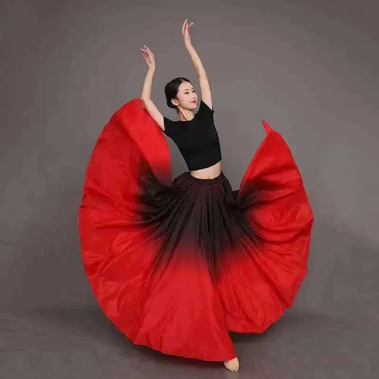 Spain Flamenco Dance Performer Dresses for Women Stage Performance Dancing Skirts 360/540/720 Degree Costumes Female Vestido