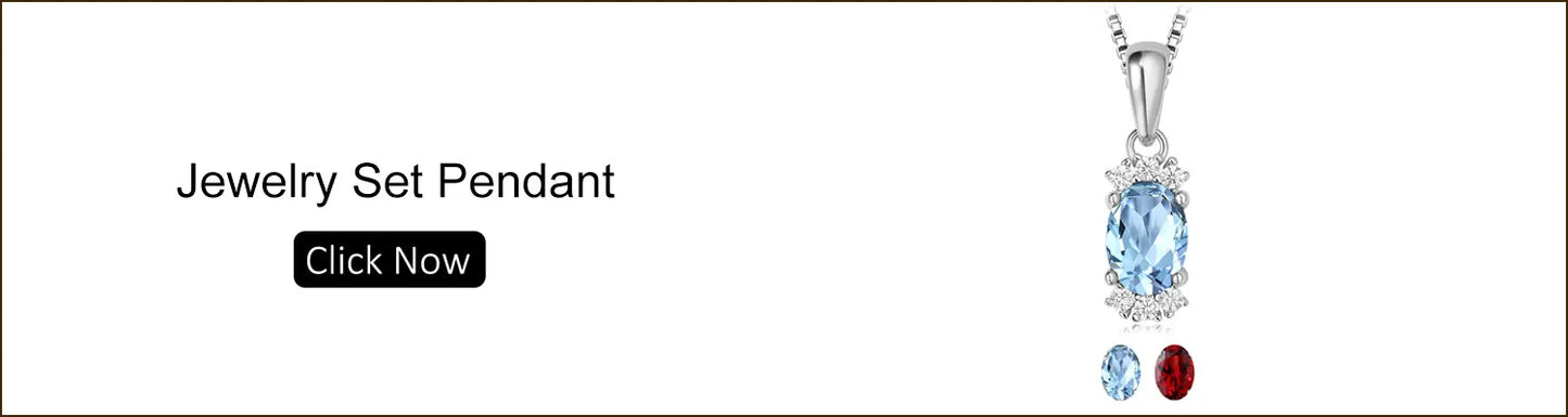 Potiy Natural Oval Shape Sky Blue Topaz Garnet Ring 925 Sterling Silver for Women Daily Wedding Party Jewelry