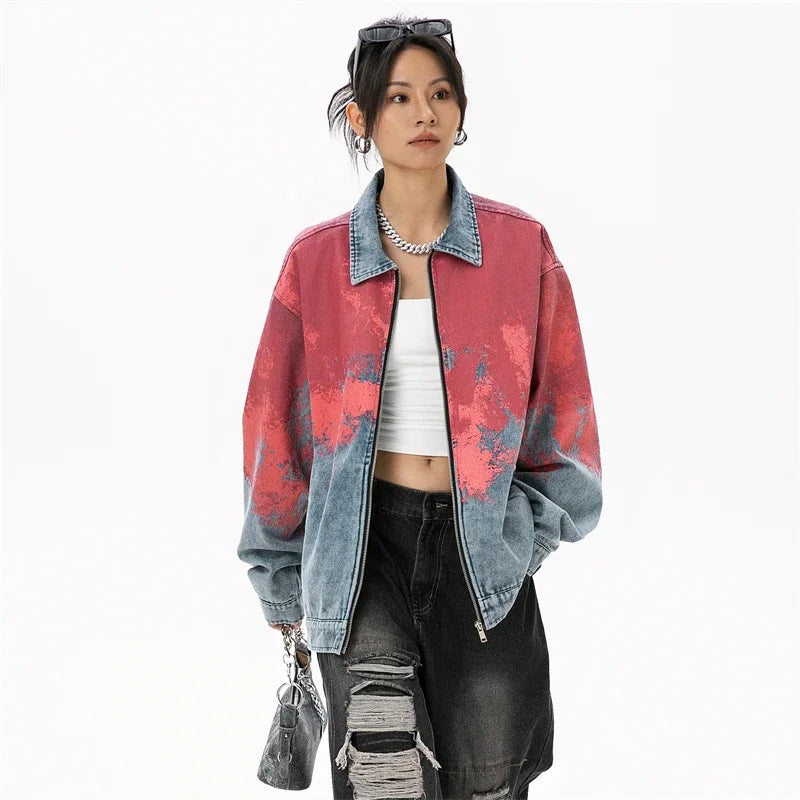 Women's Denim Jacket Lady Cowboy Jeans Jackets Women Outdoor Women's Clothing Novelties Sales Trend 2024 Female Cowgirl Clothes - AMULET RING STORE