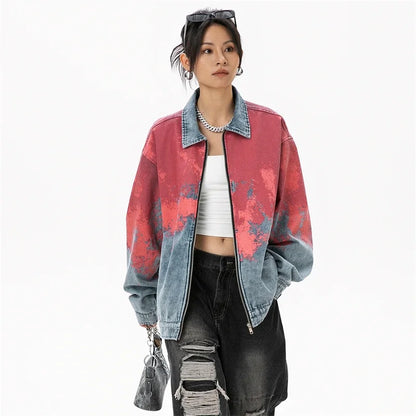 Women's Denim Jacket Lady Cowboy Jeans Jackets Women Outdoor Women's Clothing Novelties Sales Trend 2024 Female Cowgirl Clothes - AMULET RING STORE