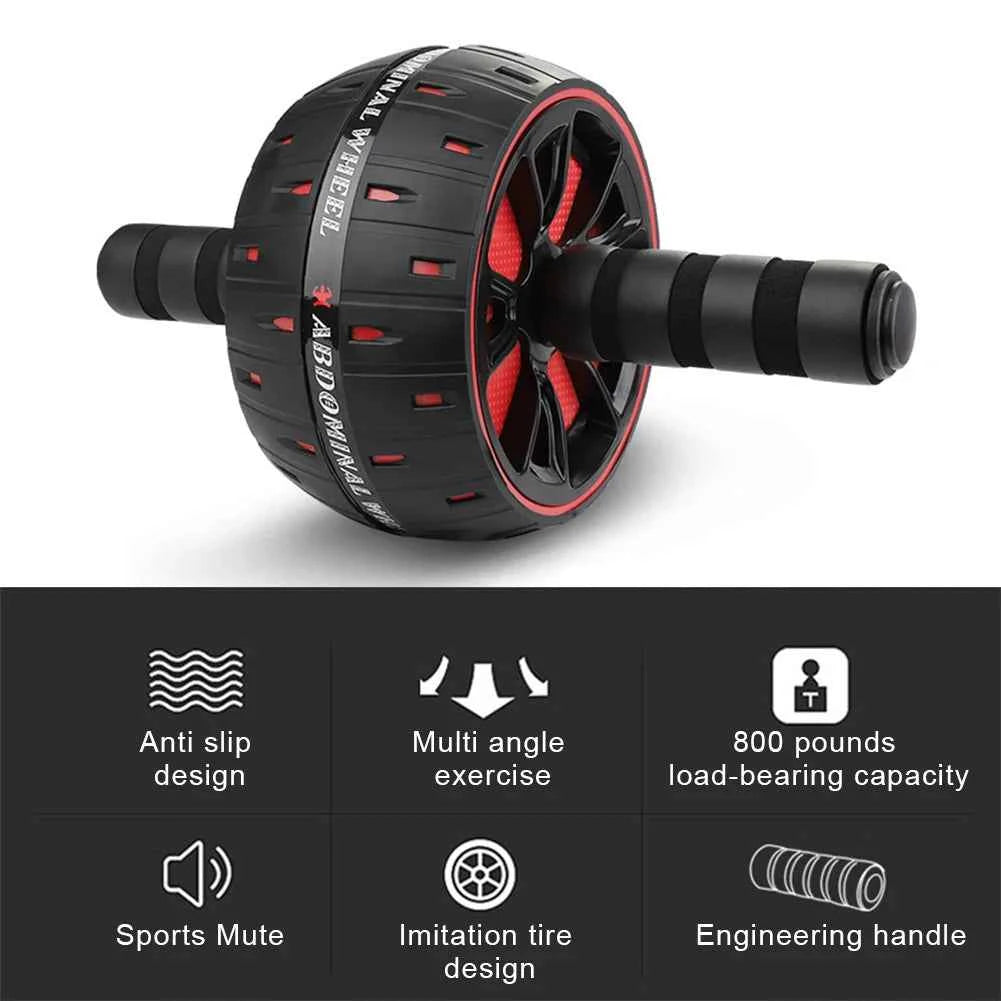 Big Ab Roller For Abs Workout Gymnastic Wheel Fitness Wheels Fitness Abdominal Training Sports Equipment For Home Gym Muscle