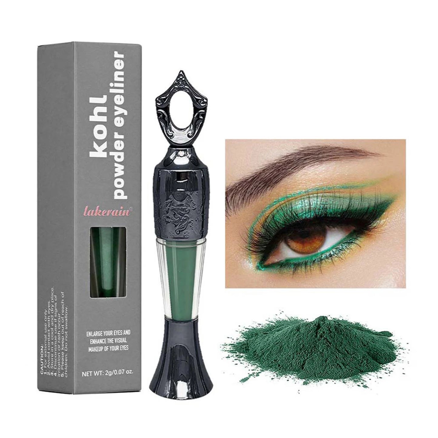 Fashion Natural Egyptian Eyeliner,Handmade Powder Form,Eye Cosmetics,Smudge-Proof,Enduring Effect Enhance Color,For Daily Makeup - AMULET RING STORE