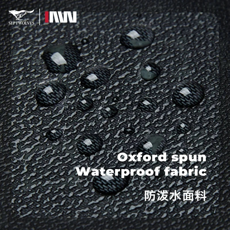 Septwolves Stylish Man Printed Leather Travel Backpack High Qualit Business Work Commuting Flip Print Monogram Laptop Backpack