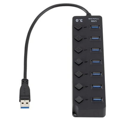 USB 3.0 Power Adapter 4/7 Port 5Gbps Multi USB Splitter Hub 2.0 USB Multiple Expander Switch 10CM Cable Hub Docking Stations