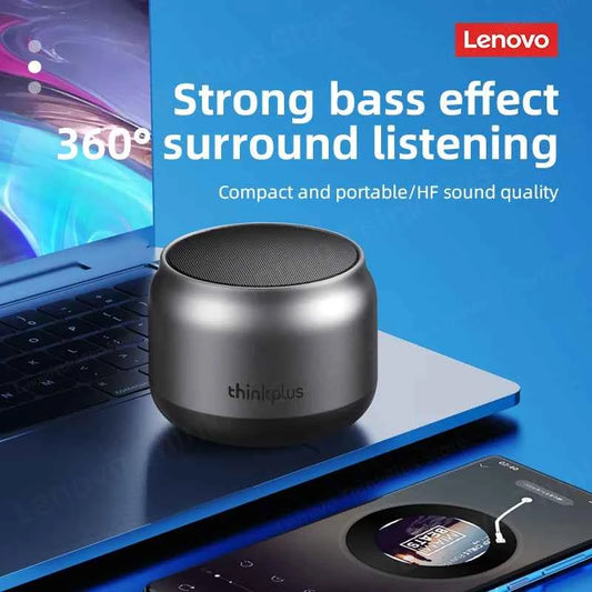 100% Original Lenovo K30 Portable Hifi Bluetooth Wireless Speaker Waterproof USB Outdoor Loudspeaker Music Surround Bass Box Mic