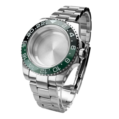 40mm 200m Waterproof NH34 NH35 NH36 Watch Case Accessories for Oyster Band SUB Watch Maker 120clicks BGW9 blue lume Bezel - AMULET RING STORE