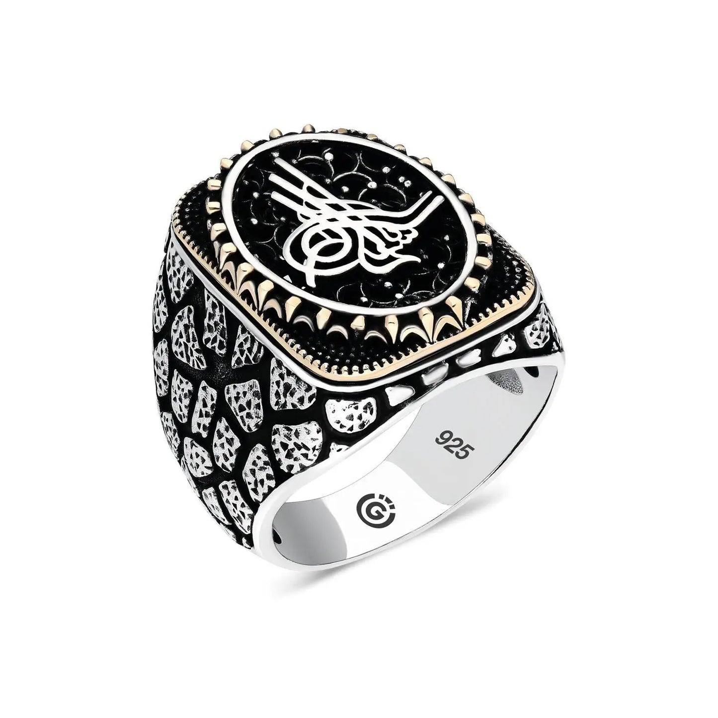 925 Sterling Silver Prophet Seal Of Solomon Men's Ring