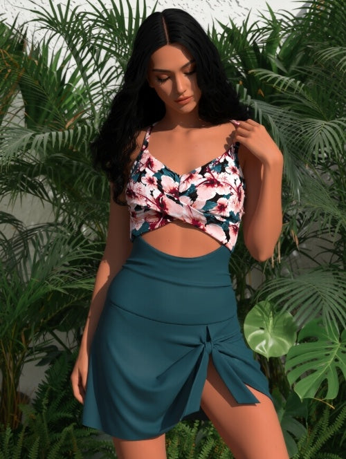 Women's Two-Piece Casual Swimsuit