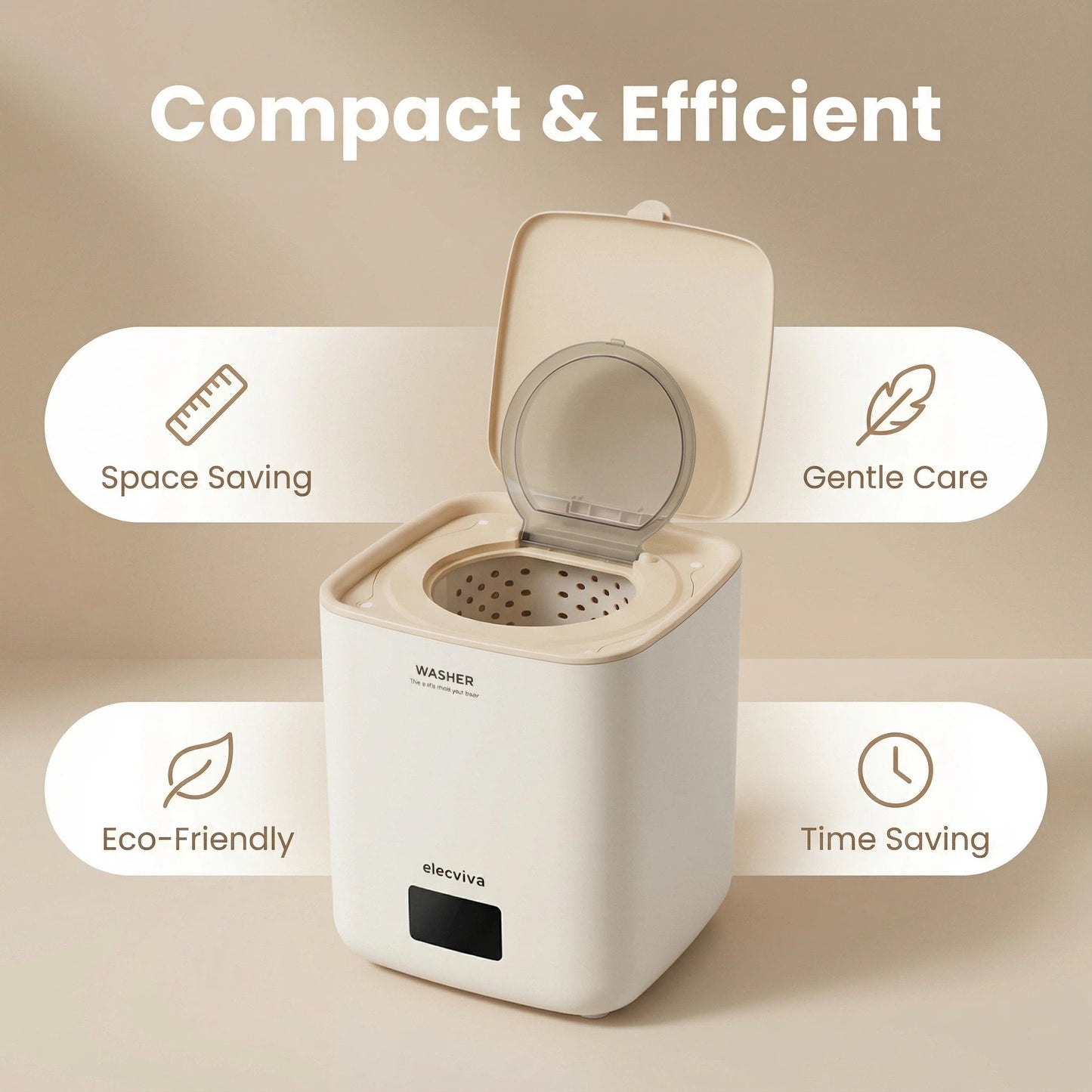 Smart Fully Automatic Washing Machine - High Performance & Energy Efficient
