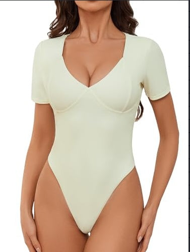 Women's T-shaped Bottoming Backless V-neck Strap Jumpsuit