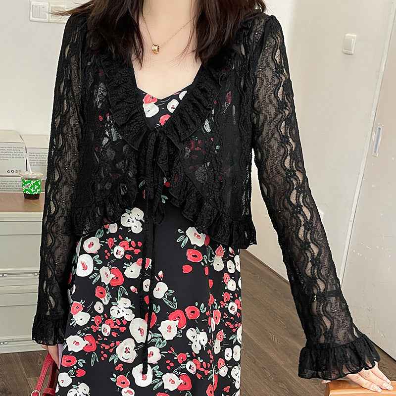 Women's Temperament Knee-length Floral Dresses