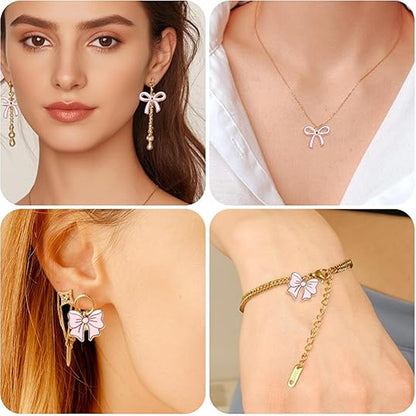 51 Pcs Bowknot Charms
