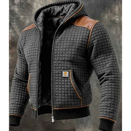 Men's Fleece-Lined Thick Hooded Jacket