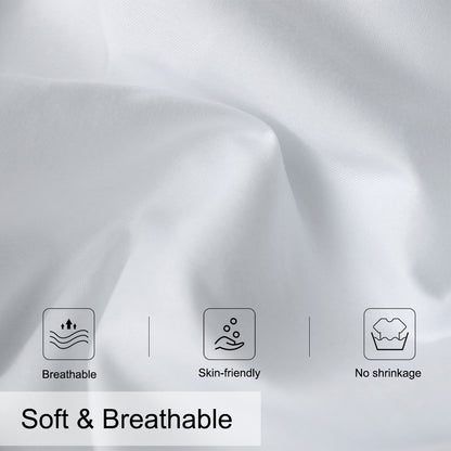 3pcs Little Cow And Duck Pet Theme Children's Fun Style Minimalist Comfort Series Bed Sheet And Two Pillowcases Bedding For All Seasons Use