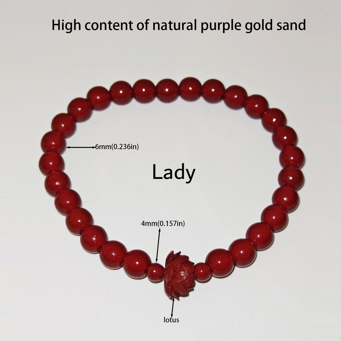 7 Styles Of Cinnabar Bracelets 8mm And 6MM
