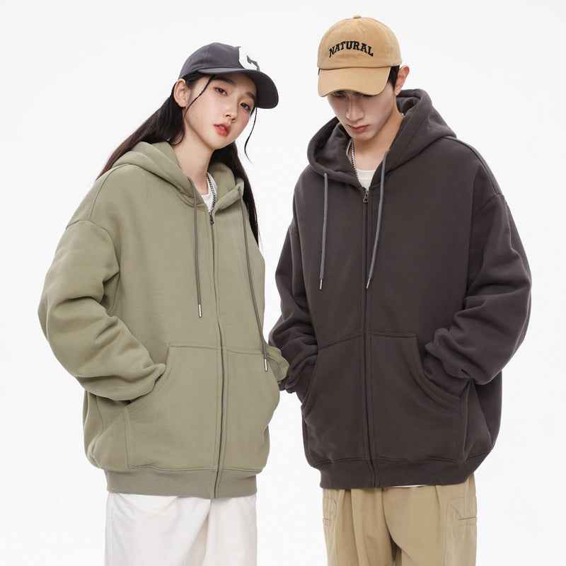 Casual Hooded Cardigan Sweatshirt For Men