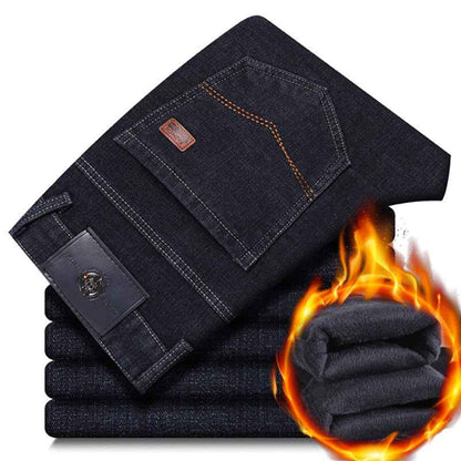 Warm Stretch Loose Straight Casual Pants