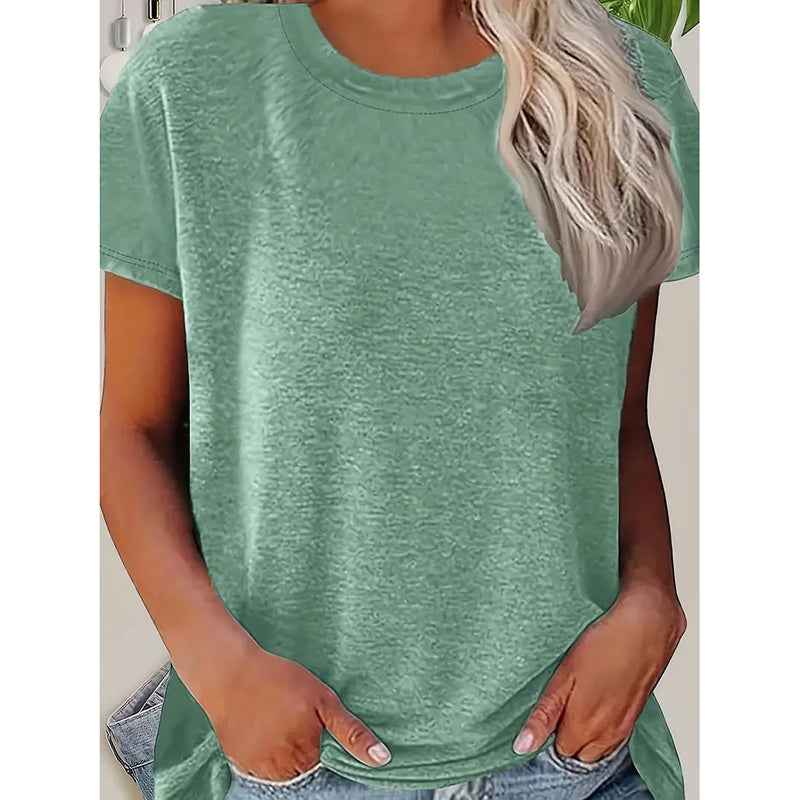 3 Pack Womens Tops Basic Summer Short Sleeve T Shirts Casual Loose Fit Tops 2025 Trendy Clothes