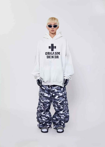 Cross Hooded Hoodie For Men And Women