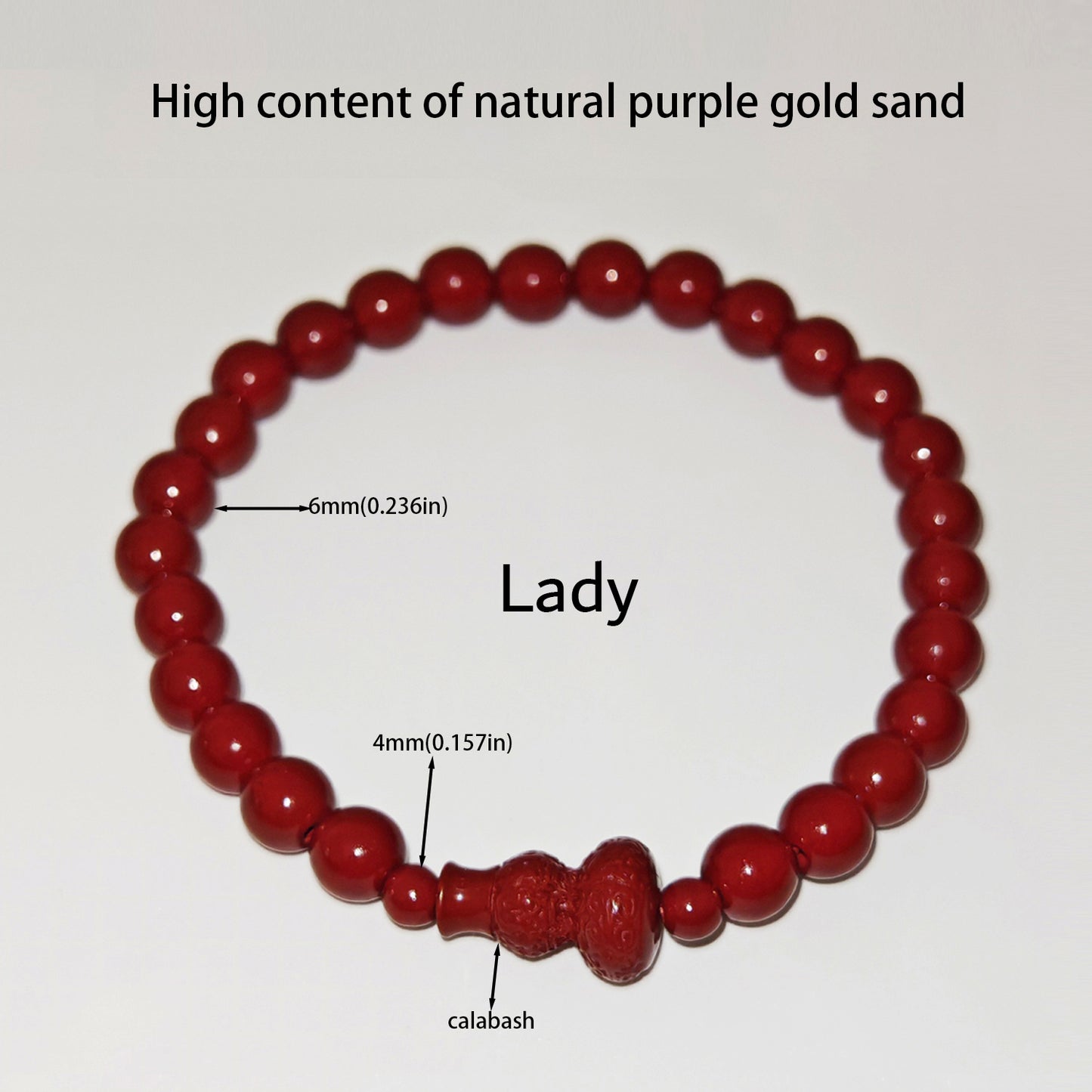 7 Styles Of Cinnabar Bracelets 8mm And 6MM