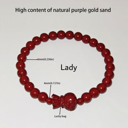 7 Styles Of Cinnabar Bracelets 8mm And 6MM