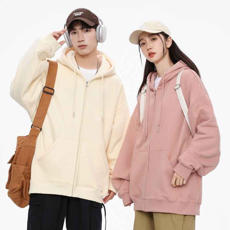 Casual Hooded Cardigan Sweatshirt For Men