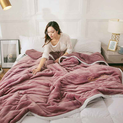 Magic Velvet Three Layer Thick Blanket