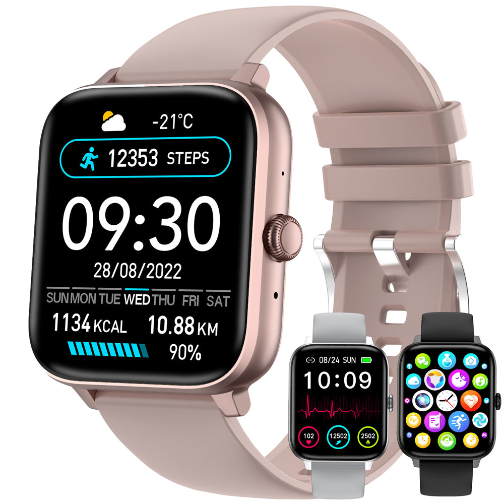 1.83" Smartwatch for Men & Women - Bluetooth, Heart Rate & Fitness Tracker