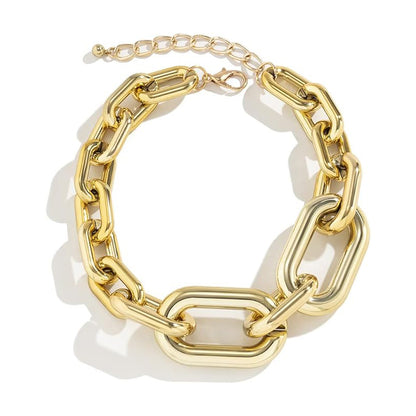 Necklaces For Women, Gold Chain Necklace Chunky,Necklace Link Chain Choker Vintage Heavy Metal Thick Chain
