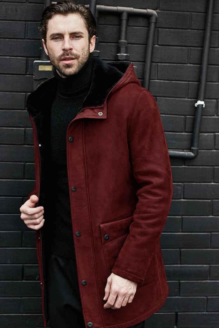 Casual Fleece Hooded Jacket For Men
